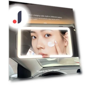 LED Makeup Mirror with Touch Control — Compact & Travel, NyPhoenix Auto