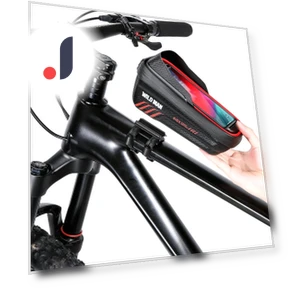 Quick-Release Bike Frame Bag with Touch Screen — Pack Accessories, JAPAN SPORTS