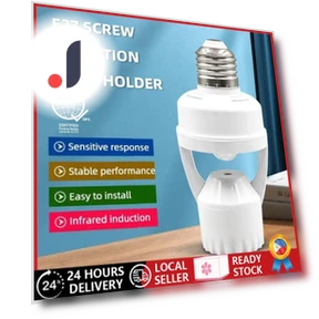 Smart Light Switch PIR E27 Socket Adapter — Smart Motion Sensors, YJMP home