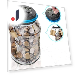 Smart Piggy Bank with Counting Function — Savings & Piggy Banks, Thunder And Fire