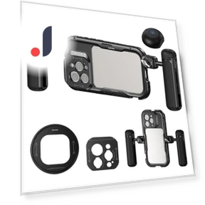 Smartphone Cage with Filters & Mount — Lens Attachments, NEEWER