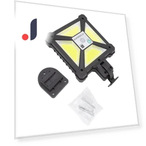 Solar Street Light with Motion Sensor — Outdoor Security & Flood Lighting, CosyHome