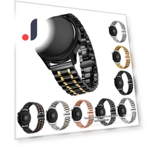 Stainless Steel Beaded Smartwatch Band — Bands, Smarter than future