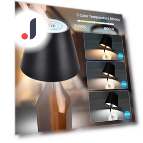 USB Charging Bottle Desk Lamp — Desk & Table Lighting, Meiteai-All