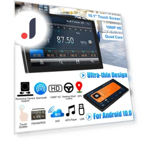 10-inch Car Stereo Multimedia Android 10 Quad-Core Touchscreen Radio WIFI MP5 Player GPS Navigation Video — Stereo Receivers, Pro DIY Tool