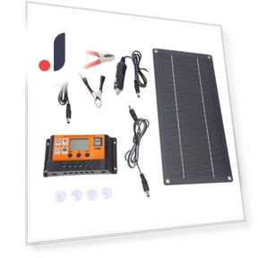 10W Solar Charger with 10A Controller — Solar Charging Solutions, CosyHome