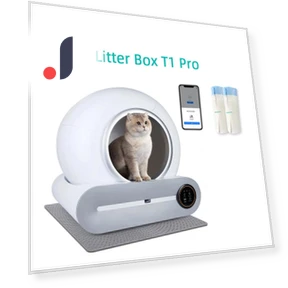 Automatic Self-Cleaning Enclosed Cat Litter Box — Litter Boxes, Crown Global