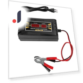 Automatic Smart Fast Car Battery Charger Power Supply with Display Screen — Chargers, DIYelecs