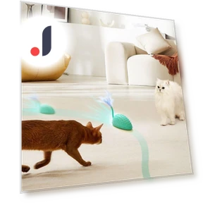 Electric Silicone Mouse Toy with USB Charging — Cat Playthings, Fujeenn