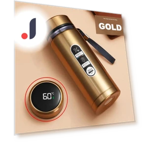 LED Thermos with Temperature Display — Thermoses, Garden Supplies My