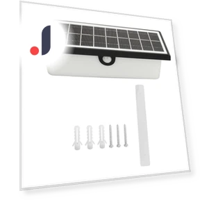 Outdoor Solar Wall Lamp — Garden Illumination, Fishine