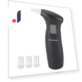 Portable Backlight Display Digital Semiconductor Sensor Breathalyser Alcohol Tester — Breath Alcohol Testers, OutsideWorld