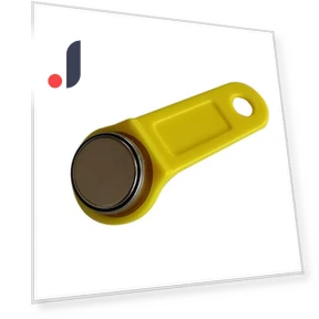 Readable RFID Touch Memory Key — Biometric Security, Sour Green
