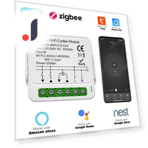 Smart Curtain Switch Module — Smart Home Hubs & Controllers, Super Dream Home