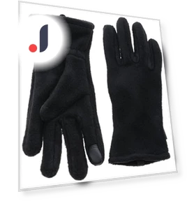 Thermal Fleece Gloves — Gloves & Mittens, Descente