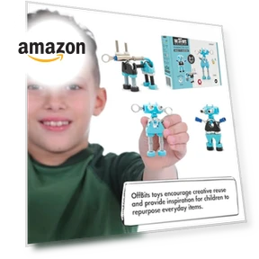 Build Your Own Robot Toy Construction Set — Construction Kits, Luckies of London Ltd. Office