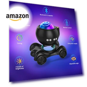 Galaxy Projector with Bluetooth Speaker — Sleep Soothers, ENOKIK