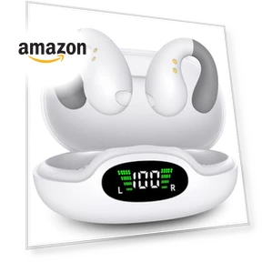 Open Ear Earbuds Wireless Bluetooth — In-Ear Headphones