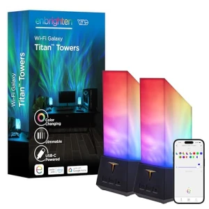 Smart Gaming Tabletop Galaxy Projector Night Light, Enbrighten