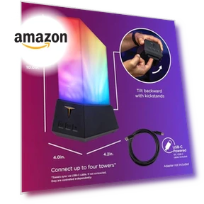 Smart Gaming Tabletop Galaxy Projector Night Light — Night Lights, Enbrighten