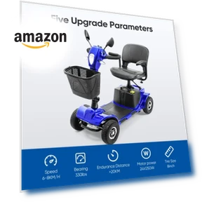 Upgrade Electric Power Mobile Wheelchair — Mobility Scooters, FERBAM