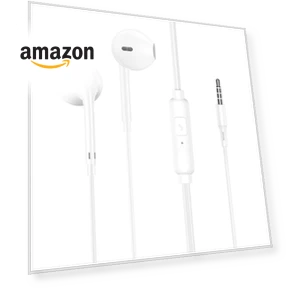 Wired Ear Buds with Built-in Remote — In-Ear Headphones, AJY