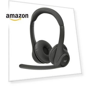 Wireless Bluetooth Headset with Noise-Canceling Microphone — Headsets, Logitech