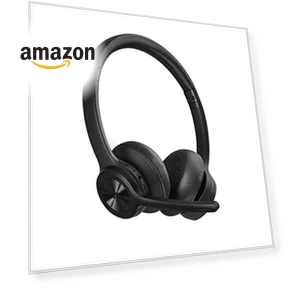 Wireless Headphones with Noise Cancelling Microphone — In-Ear Headphones, EKVANBEL