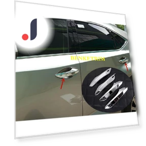 Chrome Door Handle Cover with Smart Keyhole — Chrome Trim & Accessories