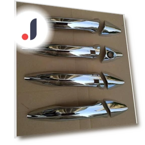 Chrome Side Door Handle Cover Latch — Car Door Entry Guard