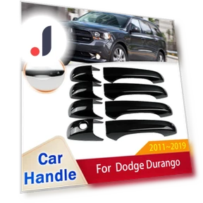 Glossy Black Smart Door Handle Cover — Car Door Entry Guard