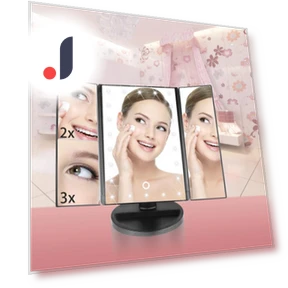 Portable 3-Fold LED Lamp with Touch Dimming — Compact & Travel, Dear Makeup