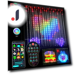 Programmable Smart LED Window Curtain Light — String Lights, YOCOLO
