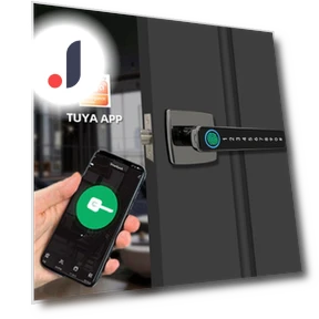Smart Door Lock with Fingerprint — Locks, TOMTOP JMS