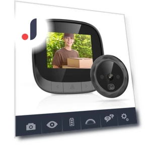 Smart Door Viewer Camera — Smart Home Security, Qichuanxin