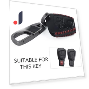 Smart Leather Car Key Set — Keyless Entry, fashionroad
