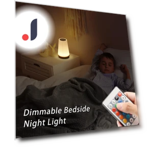 Touch Control Bedside Table with USB Charging — Nightstands, TOMTOP JMS