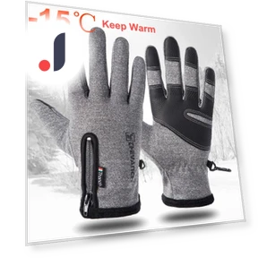 Winter Warm Motorcycle Gloves with Touch Screen — Gloves