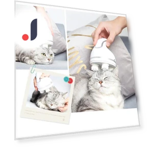 3D Smart Pet Massager — Dander Removers