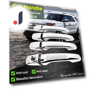Classic Chrome Smart Car Door Handle Cover — Chrome Trim & Accessories
