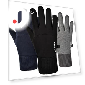 Men's Touchscreen Winter Cycling Gloves — Gloves & Mittens, YiLi-Studio