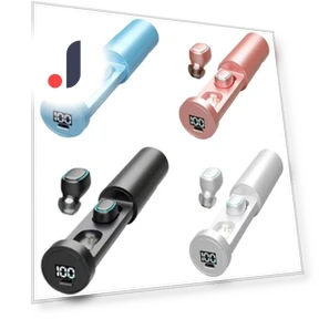 Mini Wireless Bluetooth 5.0 Smart Touch Stereo Earbuds — In-Ear Headphones, Puntos Electronics