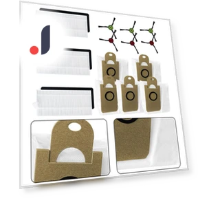Side Brushes, Filters, Dust Bags, Accessory Kit — Parts & Accessories, Vacuum Cleaner Acc