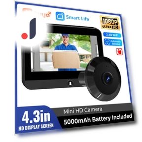 Smart 1080P Wi-Fi Mini Security Camera — Smart Home Security, Qichuanxin
