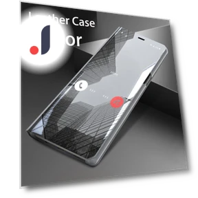 Smart Mirror Shockproof Phone Case — Basic Cases, Wolf fashion