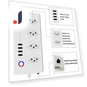 Smart Power Strip — Power Solutions & Surge Protection, Essager Electronic
