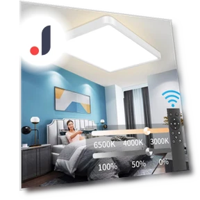 Square Modern Smart Ceiling Light — Overhead Lighting, Cosy Homes