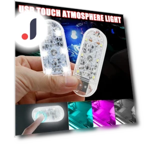 Touch Sensor USB LED Interior Light — Courtesy Lamp, Happd