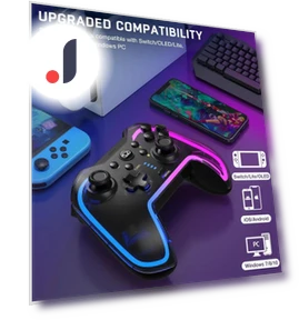 Wireless Controller for Switch and Windows/iOS/Android — Gaming Controllers, loverin
