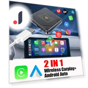 2 in 1 Wifi CarPlay Box Android Auto Adapter — Navigation & GPS Accessories, JOHO - CarGear